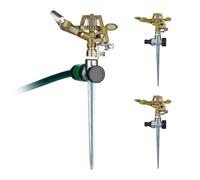 Relaxdays Lot de 3 arroseurs de jardin