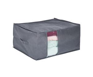 Relaxdays Lot de 3 caisses de rangement en tissu