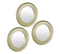 Relaxdays Lot de 3 miroirs à motifs