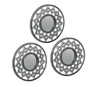 Relaxdays Lot de 3 miroirs décoratifs