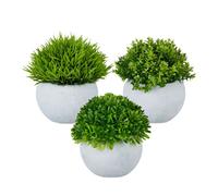 Relaxdays Lot de 3 plantes artificielles