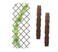Relaxdays Lot de 3 tuteurs à tomates extensibles