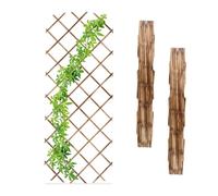Relaxdays Lot de 3 tuteurs à tomates extensibles