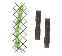 Relaxdays Lot de 3 tuteurs à tomates extensibles