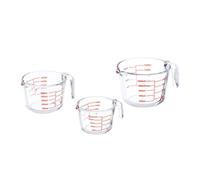 Relaxdays Lot de 3 verres mesureurs