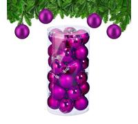 Relaxdays Lot de 30 boules de Noël