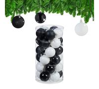 Relaxdays Lot de 30 boules de Noël