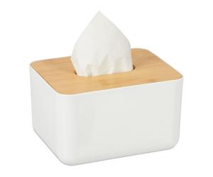 Relaxdays Lot de 4 boîtes à lingettes couvercle