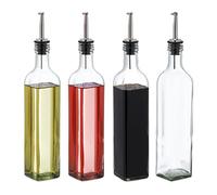 Relaxdays Lot de 4 bouteilles avec bec verseur
