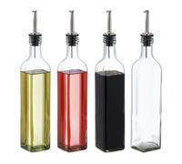 Relaxdays Lot de 4 bouteilles avec bec verseur