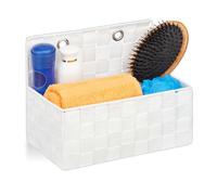 Relaxdays Lot de 4 corbeilles de rangement