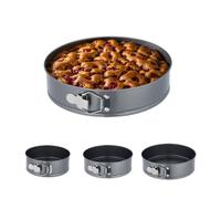 Relaxdays Lot de 4 moules ronds