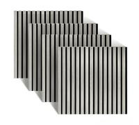 Relaxdays Lot de 4 panneaux acoustiques 60x60 cm