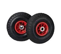 Relaxdays Lot de 4 roues de brouette 3.00-4