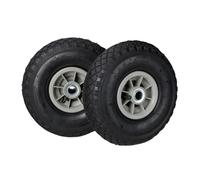 Relaxdays Lot de 4 roues de brouette 3.00-4