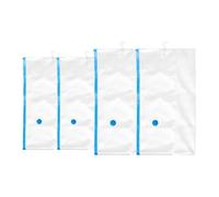 Relaxdays Lot de 4 sacs sous vide vêtements