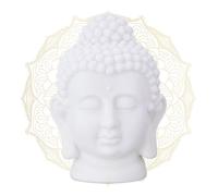 Relaxdays Lot de 4 têtes de bouddha