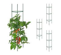 Relaxdays Lot de 4 tuteurs 120 cm
