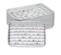 Relaxdays Lot de 40 barquettes en aluminium