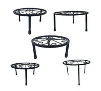 Relaxdays Lot de 5 porte-plantes ronds