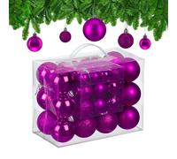Relaxdays Lot de 50 boules de Noël