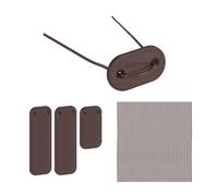Relaxdays Lot de 52 attaches brise-vue