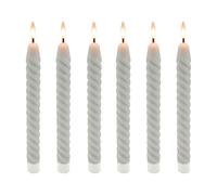 Relaxdays Lot de 6 bougies LED en cire