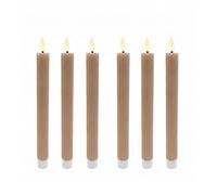 Relaxdays Lot de 6 cierges LED