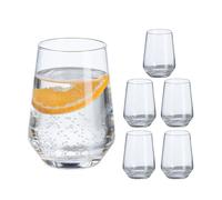 Relaxdays Verres à eau en lot de 6