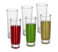 Relaxdays Lot de 6 verres à shot