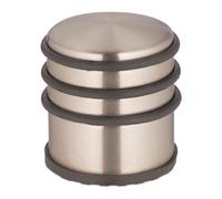 Relaxdays Butoir de Porte, Lot de 9, Acier Inoxydable et Caoutchouc, Lourd et Haut, antidérapant, Anneaux, HD : 7,5 x 7 cm, Bronze