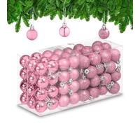 Relaxdays Lot de 96 boules de Noël