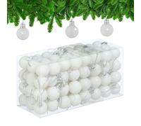 Relaxdays Lot de 96 boules de Noël