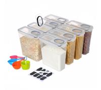 Relaxdays Lot de boîtes hermétiques 3,7 L