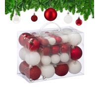 Relaxdays Lot de boules de Noël