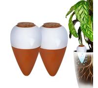 Relaxdays Lot de cônes terre cuite bouchon 350 ml