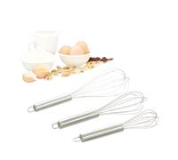 Relaxdays Lot de fouets de cuisine en inox