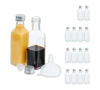 Relaxdays Lot de mini bouteilles 100 ml