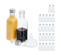 Relaxdays Lot de mini bouteilles 100 ml