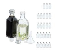 Relaxdays Lot de mini bouteilles 50 ml