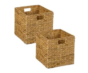 Relaxdays Lot de paniers de rangement
