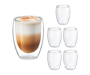 Relaxdays Lot de tasses à latte macchiato