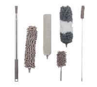 Relaxdays Lot plumeaux 4 embouts