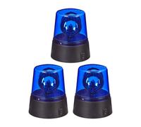 Relaxdays Lumière LED bleue en lot de 3