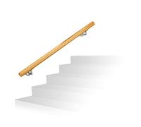 Relaxdays Rampe d’escalier en bois