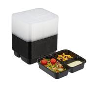 Relaxdays Meal prep container en lot de 24