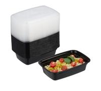 Relaxdays Meal prep container en lot de 24