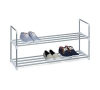 Relaxdays Meuble à chaussures 2 étages en lot de 2