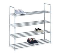 Relaxdays Meuble à chaussures 4 étages en lot de 3