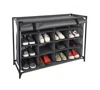 Relaxdays Meuble à chaussures pour le camping